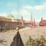 Красная площадь. Фотография Москвы в 60-е годы.