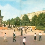 Площадь Пушкина. Снимок Москвы в 60-х годах.