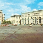 Площадь Дзержинского. Снимок Москвы в 60-х годах.