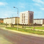 Снимок в Юго-Западном р-не. Фотография Москвы в 60-е годы.