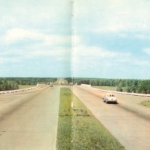Окружная автострада. Фото Москвы в 60-х годах.