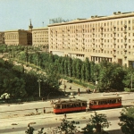 Улица Советская. Снимок Сталинграда 1962 г.