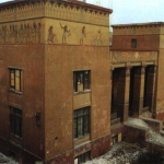 Начало реконструкции здания музея. Фотография сделана в 1987 году.