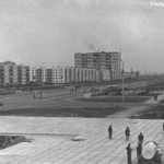 Снимок сделан в май 1972 года. Улица Свердлова 1 и 2 кварталы в Тольятти.