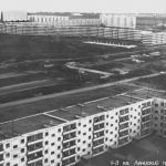 Снимок 1973 года. На кадре 1-3 кв. Ленинский проспект в Тольятти.