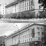 На фото алтайский государственный медицинский институт (проспект Ленина, 40). Снимок 60-х годов.