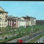 Проспект Ленина в Ярославле. Фото в 1967 год.