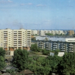 Фотография 1986 года. Тюмень - Частный сектор, сегодня на этом месте возвели драматический театр.