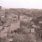 На фотоснимке улица Терешковой, кадр сделан в 60-х годах.