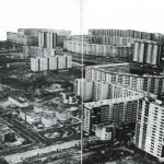 Обзор нового района с высоты птичьего полета. Фото Свердловска 1986 год.