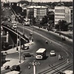 Фотография старого Омска. На снимке мост через р. Омь.
Фотография сделана в 1966 году.